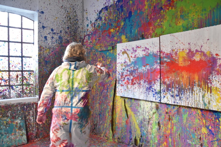 Geschenk­gutscheine Action Painting das besondere Erlebnis!